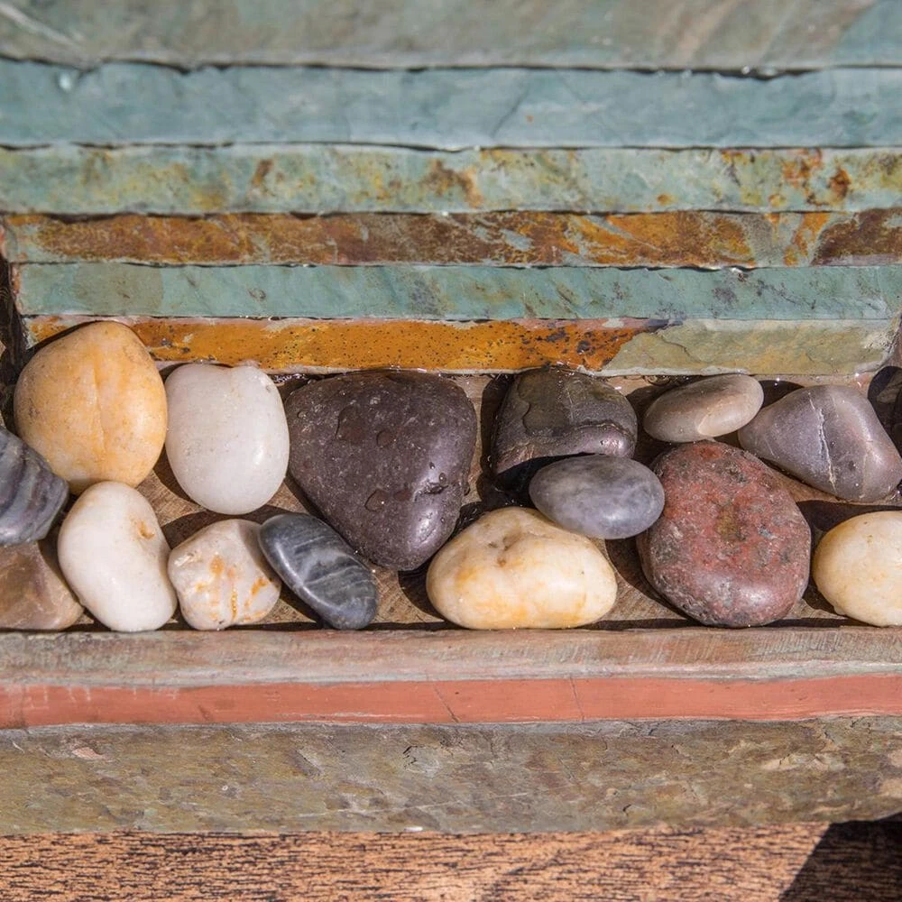 Kenroy Stave Table Lamp Fountain In Slate And Copper 8 Kenroy Stave Table Lamp Fountain In Slate And Copper - Image 6