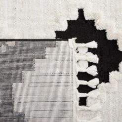 Safavieh Marrakesh MRK532 2'2" X 6' Ivory And Anthracite Runner -Home Decoration Series 5531050 4