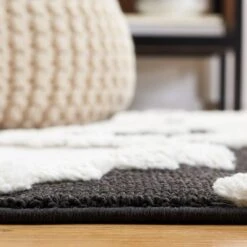 Safavieh Marrakesh MRK532 2'2" X 6' Ivory And Anthracite Runner -Home Decoration Series 5531050 6