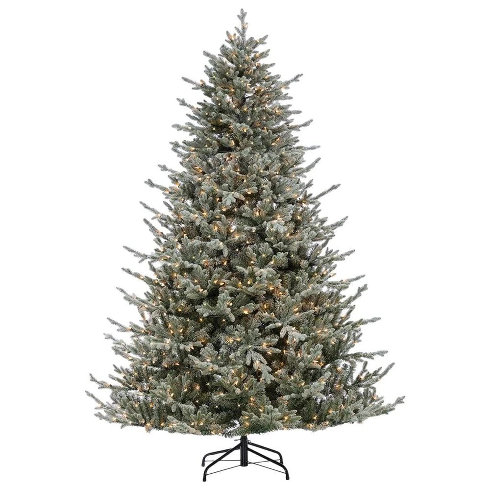 The Gerson Company Sterling 7.5' Natural Cut Lightly Flocked Olympia Fir With 800 UL White Lights 3 The Gerson Company Sterling 7.5' Natural Cut Lightly Flocked Olympia Fir With 800 UL White Lights