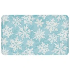 Mohawk Dri Pro Comfort 1'6" X 2'6" Holiday Flakes Teal Mat