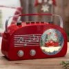 The Gerson Company GIL 6.5" Lighted Musical Spinning Water Globe Retro Radio 2 The Gerson Company GIL 6.5" Lighted Musical Spinning Water Globe Retro Radio -Home Decoration Series 55441323 1
