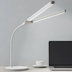 Timberlake Lavish Home Foldable LED Lamp In White