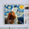 Timberlake CR Townsen 18" X 18" 'Sing Starry Night' Canvas Art -Home Decoration Series 55850051 1