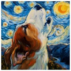 Timberlake CR Townsen 18" X 18" 'Sing Starry Night' Canvas Art -Home Decoration Series 55850051 3
