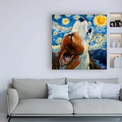 Timberlake CR Townsen 18" X 18" 'Sing Starry Night' Canvas Art -Home Decoration Series 55850051 4