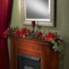 Nearly Natural, Inc. Nearly Natural Inc 60" Poinsettia & Berry Garland -Home Decoration Series 56013899 1
