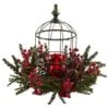 Nearly Natural, Inc. Nearly Natural Inc Pine Berry Birdhouse Candelabrum
