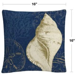 Timberlake Pela Studio 'Coastal Moonlight IV Teal' 16 X 16 Decorative Throw Pillow 11 Timberlake Pela Studio 'Coastal Moonlight IV Teal' 16 X 16 Decorative Throw Pillow -Home Decoration Series 56212137 5