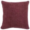 Classic Home Macie And Rina 22" X 22" Decorative Pillow In Macie Berry