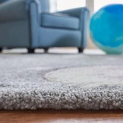 Safavieh Carousel 10' X 14' Grey And Lavender Kids Area Rug 13 Safavieh Carousel 10' X 14' Grey And Lavender Kids Area Rug -Home Decoration Series 5650199 6