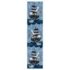 Safavieh Carousel Animals 2'3" X 10' Blue And Grey Kids Runner -Home Decoration Series 5651155 1