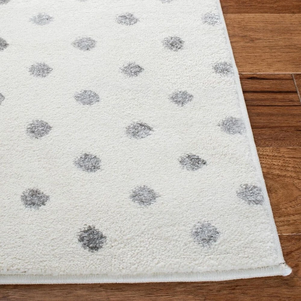 Safavieh Carousel 3'3" X 5'3" Ivory, Grey And Pink Kids Area Rug 6 Safavieh Carousel 3'3" X 5'3" Ivory, Grey And Pink Kids Area Rug - Image 4