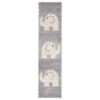 Safavieh Carousel CRK165 2' X 8' Grey And Ivory Kids Runner