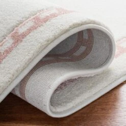 Safavieh Carousel CRK166 2' X 8' Ivory And Pink Kids Runner -Home Decoration Series 5654951 5