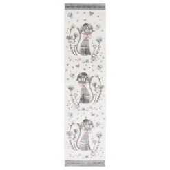 Safavieh Carousel CRK187 2'3" X 6' Ivory And Pink Kids Rug