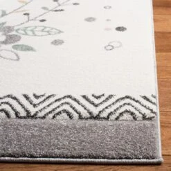 Safavieh Carousel CRK187 2'3" X 6' Ivory And Pink Kids Rug 10 Safavieh Carousel CRK187 2'3" X 6' Ivory And Pink Kids Rug -Home Decoration Series 5655917 3