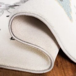 Safavieh Carousel CRK187 2'3" X 6' Ivory And Pink Kids Rug 12 Safavieh Carousel CRK187 2'3" X 6' Ivory And Pink Kids Rug -Home Decoration Series 5655917 5