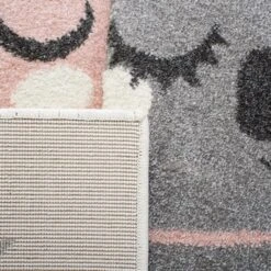 Safavieh Carousel CRK195 2' X 8' Ivory And Pink Kids Runner -Home Decoration Series 5657384 4