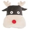 Safavieh Reno Reindeer 12" X 12" Pillow In Multi 1 Safavieh Reno Reindeer 12" X 12" Pillow In Multi -Home Decoration Series 56647993 1