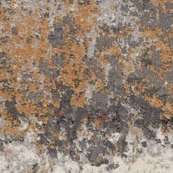 Nourison Tangra 2'2" X 7'6" Grey And Multicolor Runner -Home Decoration Series 5674488 5