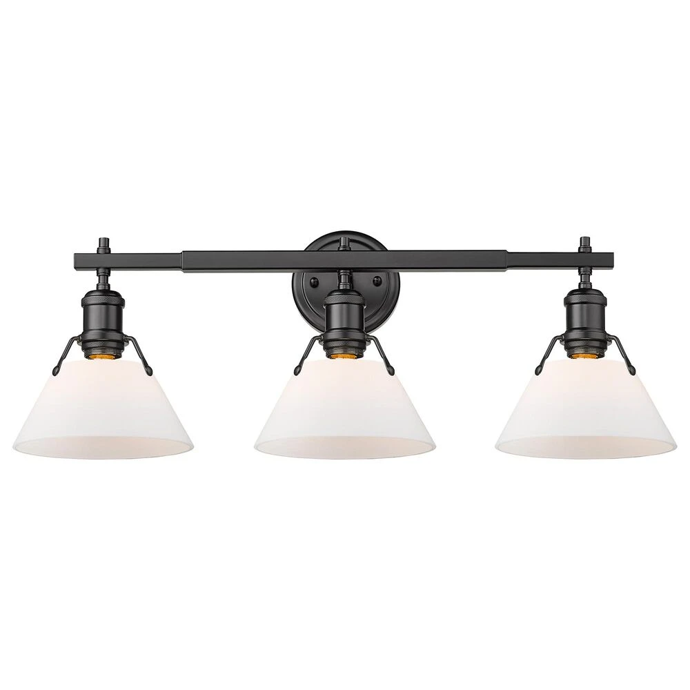 Golden Lighting Orwell 3-Light Bath Vanity 3 Golden Lighting Orwell 3-Light Bath Vanity