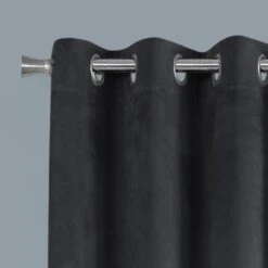 Monarch Specialties 84" X 52" Room Darkening Curtain Panel In Grey (Set Of 2) 12 Monarch Specialties 84" X 52" Room Darkening Curtain Panel In Grey (Set Of 2) -Home Decoration Series 56853948 4