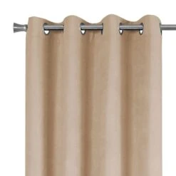 Monarch Specialties 54" X 84" Curtain Panel In Beige (Set Of 2) -Home Decoration Series 56854508 3