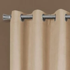 Monarch Specialties 54" X 84" Curtain Panel In Beige (Set Of 2) -Home Decoration Series 56854508 4