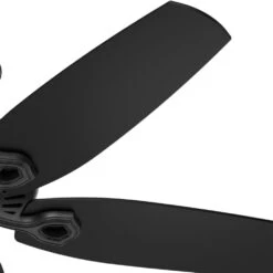 Hunter Builder 52" Outdoor Ceiling Fan In Matte Black -Home Decoration Series 57095309 4