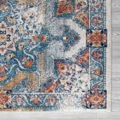 Amer Rugs Alexandria 2' X 3' Gray And Gold Area Rug -Home Decoration Series 5709854 3