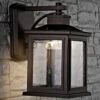 Safavieh Gorgen Outdoor Wall Lantern In Black -Home Decoration Series 57126294 1