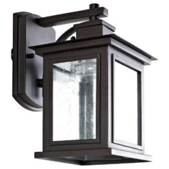 Safavieh Gorgen Outdoor Wall Lantern In Black -Home Decoration Series 57126294 3