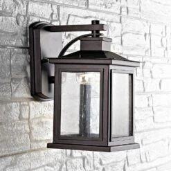 Safavieh Gorgen Outdoor Wall Lantern In Black -Home Decoration Series 57126294 4