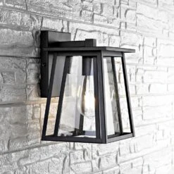 Safavieh Stern Outdoor Wall Lantern In Black -Home Decoration Series 57126906 4