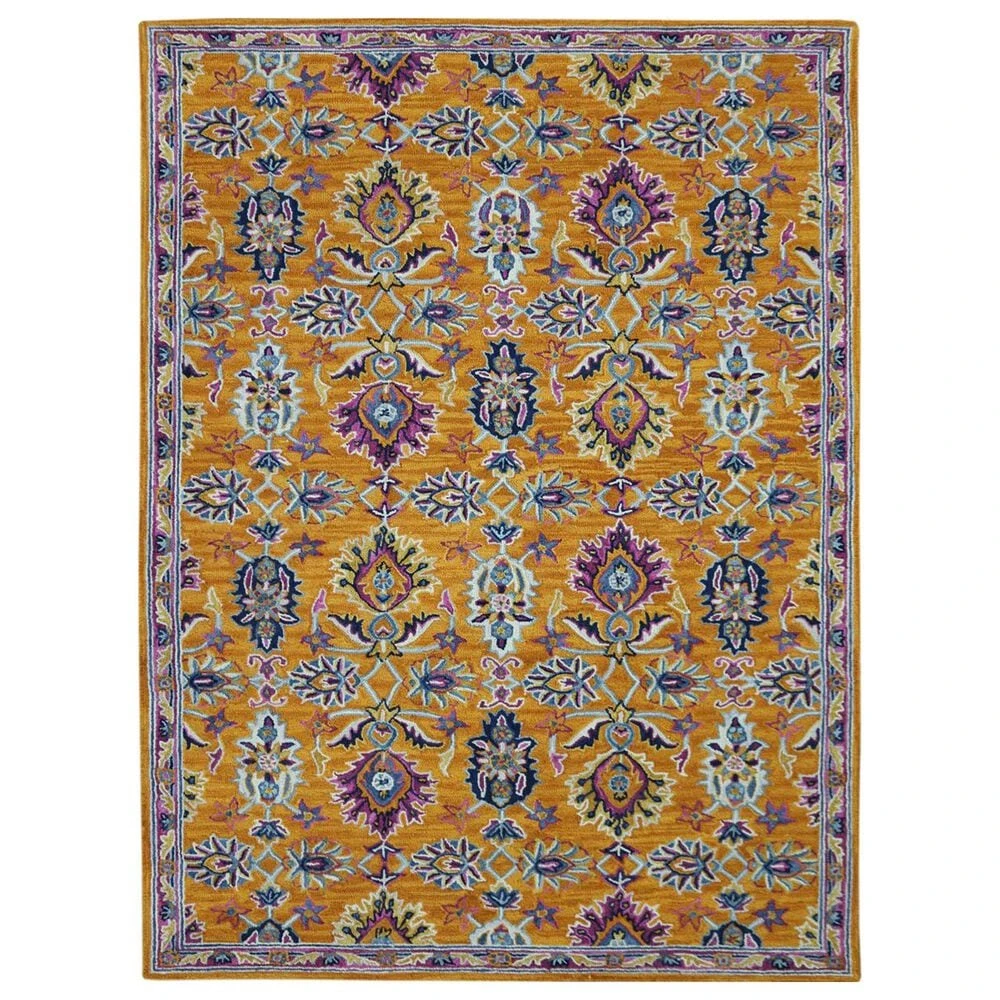Amer Rugs Boho 2' X 3' Orange Area Rug 3 Amer Rugs Boho 2' X 3' Orange Area Rug