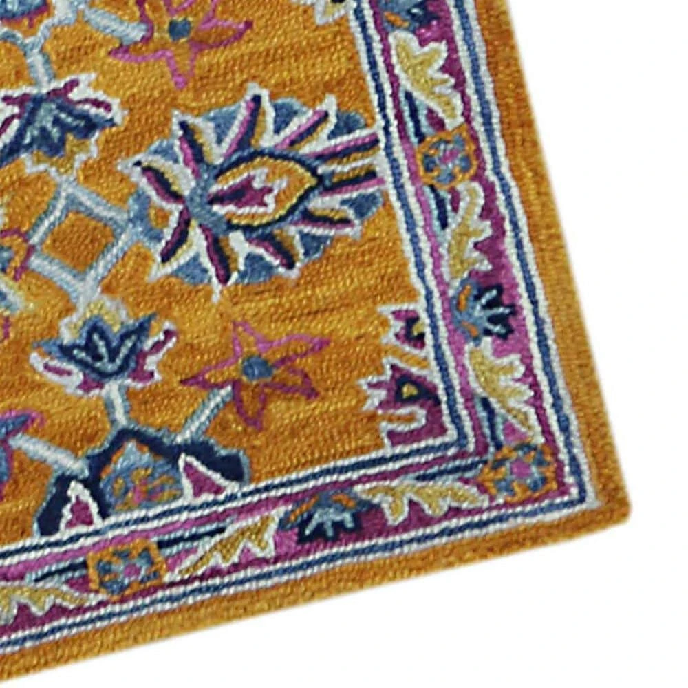 Amer Rugs Boho 2' X 3' Orange Area Rug 5 Amer Rugs Boho 2' X 3' Orange Area Rug - Image 3