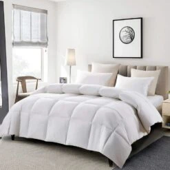 Blue Ridge Home Fashions Serta 233 Thread Count Full/Queen All Season Comforter In White Goose 14 Blue Ridge Home Fashions Serta 233 Thread Count Full/Queen All Season Comforter In White Goose -Home Decoration Series 57293631 6