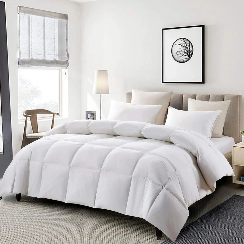Blue Ridge Home Fashions Serta 233 Thread Count Full/Queen All Season Comforter In White Goose 8 Blue Ridge Home Fashions Serta 233 Thread Count Full/Queen All Season Comforter In White Goose - Image 6