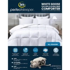 Blue Ridge Home Fashions Serta 233 Thread Count Full/Queen All Season Comforter In White Goose 15 Blue Ridge Home Fashions Serta 233 Thread Count Full/Queen All Season Comforter In White Goose -Home Decoration Series 57293631 7