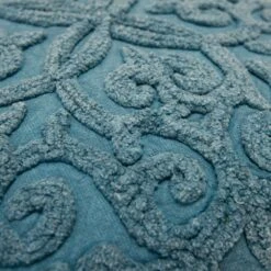 Rizzy Home Solid 20" Down Filled Pillow In Indigo -Home Decoration Series 57379919 4