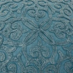 Rizzy Home Solid 20" Down Filled Pillow In Indigo -Home Decoration Series 57379919 5