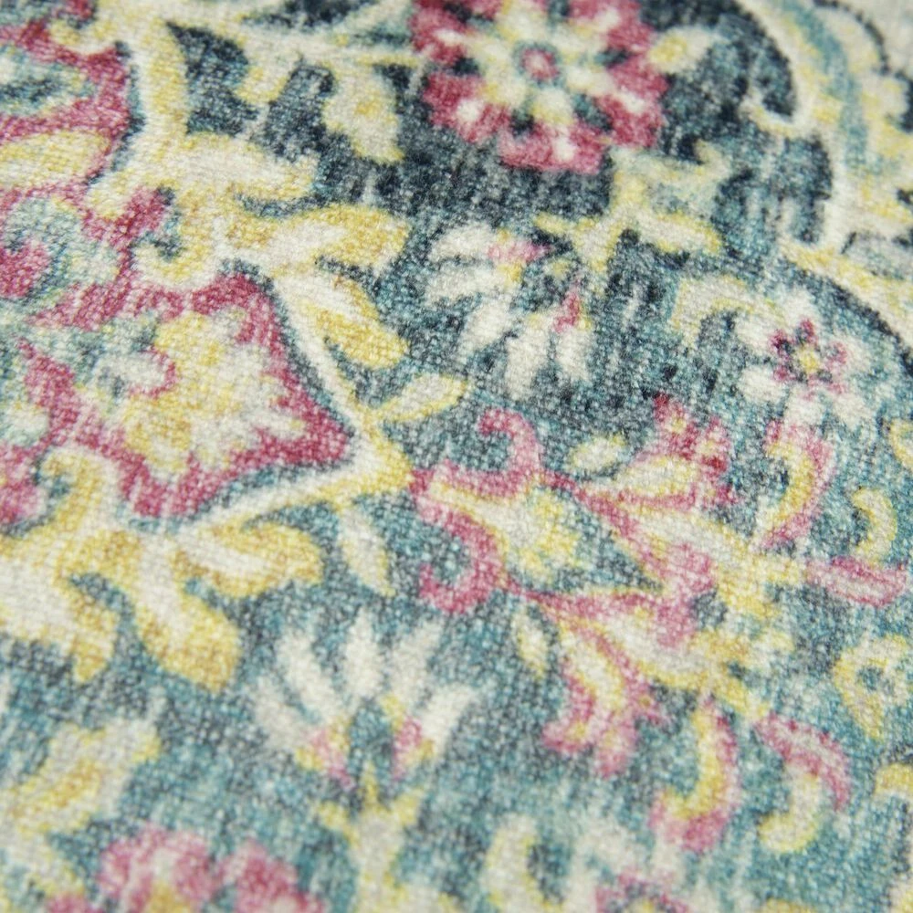 Rizzy Home Medallion 20" Down Filled Pillow In Ivory/Multi 7 Rizzy Home Medallion 20" Down Filled Pillow In Ivory/Multi - Image 5