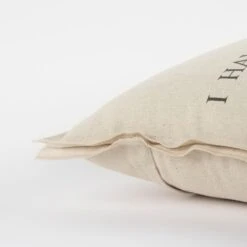 Rizzy Home Sentiment 20" Poly Filled Pillow In Natural -Home Decoration Series 57384703 3