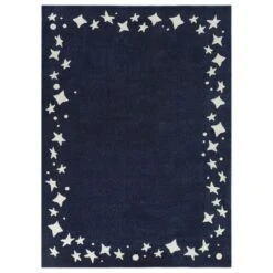 Balta Rugs Stars Canyon 5'3" X 7' Navy Kids Area Rug