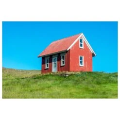 Timberlake Pierre Leclerc "Red House Modern" 30" X 47" Canvas Art -Home Decoration Series 57631988 3