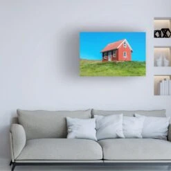 Timberlake Pierre Leclerc "Red House Modern" 30" X 47" Canvas Art -Home Decoration Series 57631988 4