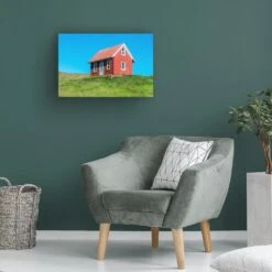 Timberlake Pierre Leclerc "Red House Modern" 30" X 47" Canvas Art -Home Decoration Series 57631988 5