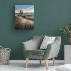 Timberlake Agus Prasetya 'Abonded Icon' 32" X 24" Canvas Art -Home Decoration Series 57651168 4