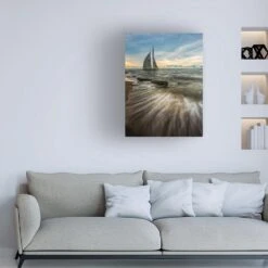 Timberlake Agus Prasetya 'Abonded Icon' 32" X 24" Canvas Art -Home Decoration Series 57651168 5